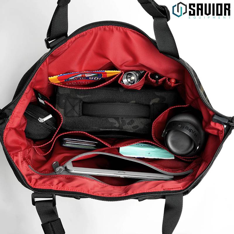 Väska Savior Equipment Dump Tote 2.0 Multicam/Röd