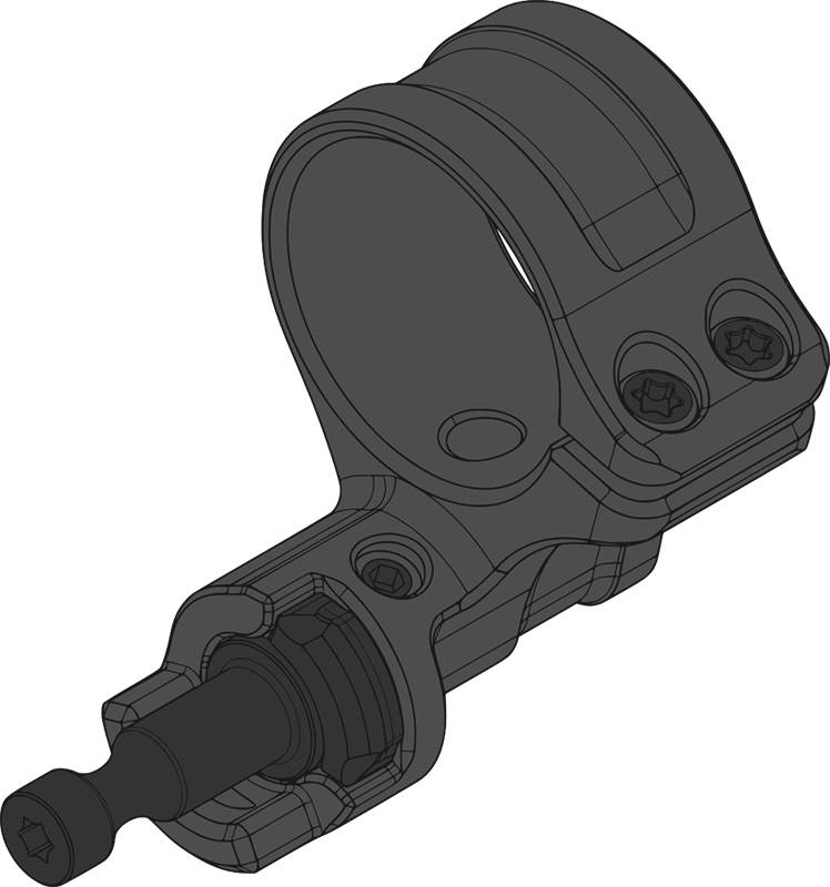 Kikarfäste SPUHR RDF-20225K Micro/CompM5 Magnifier Mount H57mm