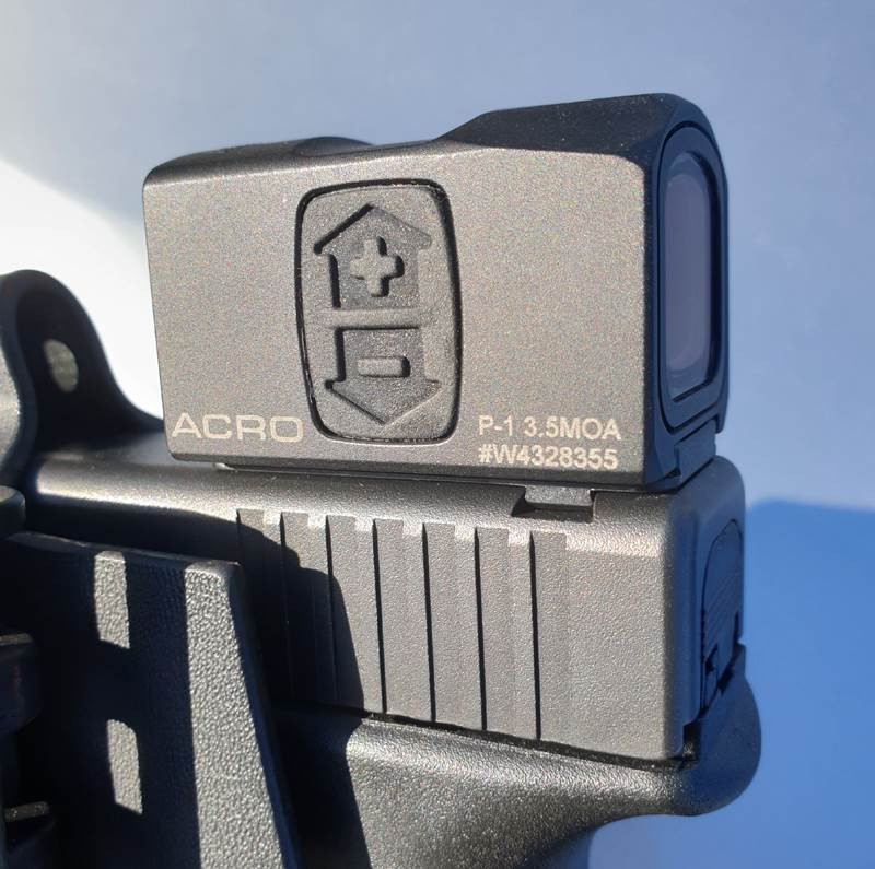 Adapterplatta för Glockpistoler. Passar Aimpoint Acro C1 och Acro P1.