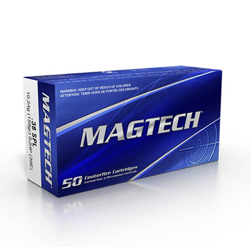 Magtech .38 Special 158 grs SJHP, ask med 50 patroner