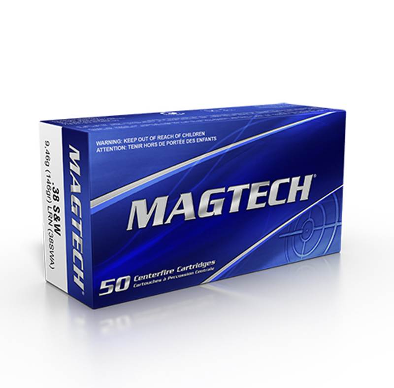 Magtech .38 S&W 146 grs LRN, ask 50 st