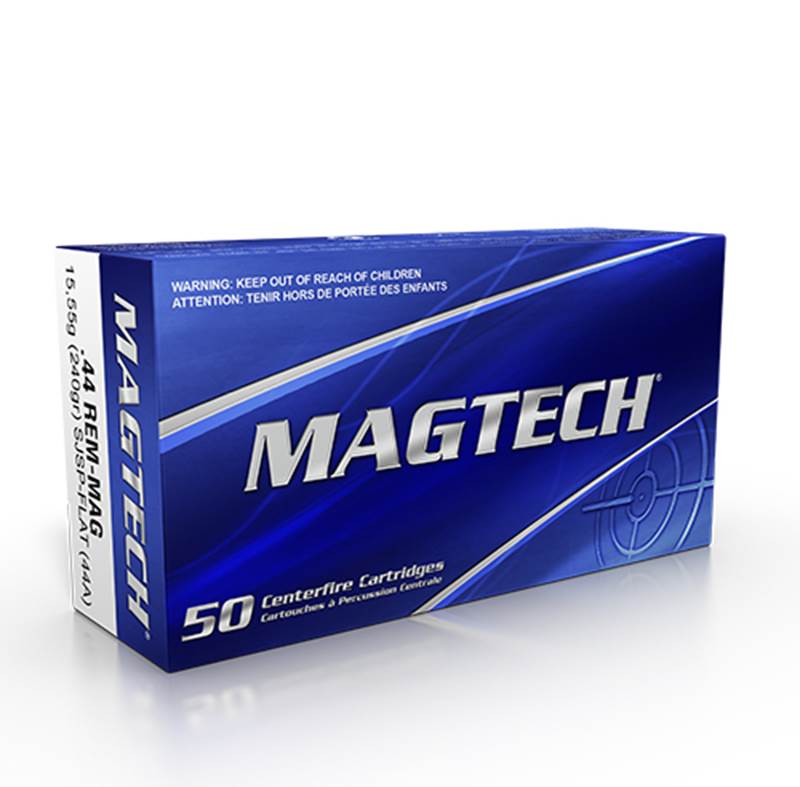 Magtech .44 Mag 240 grs SJSP Flat, ask 50 st