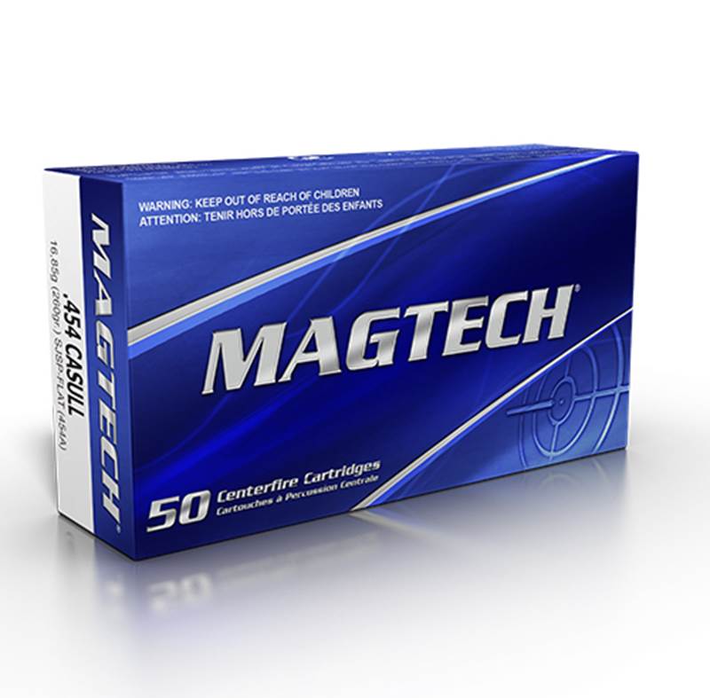 Magtech .454 Casull 260 grs SJSP Flat, ask 20 st