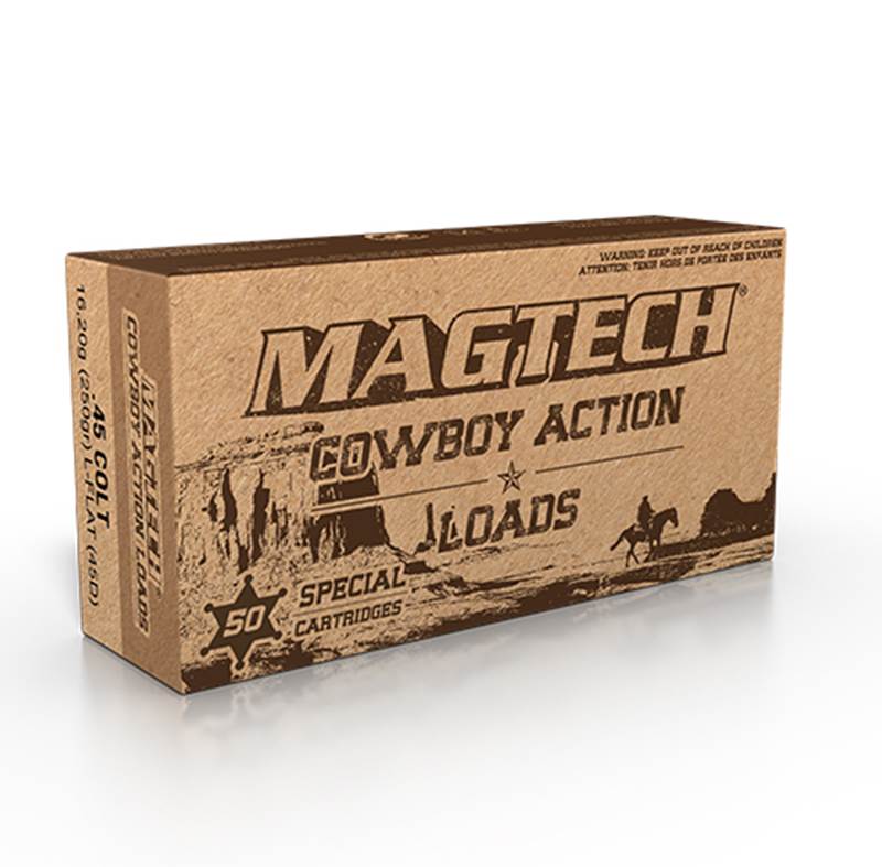 Magtech .45 Colt Cowboy 250 grs LFN, ask 50 st