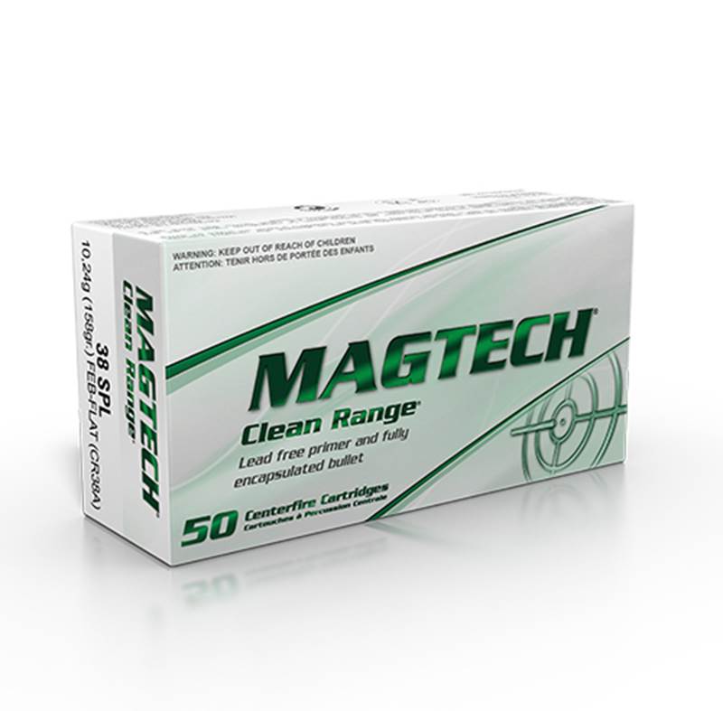 Magtech .38, Clean Range, 158 grs, FEB, Flat, ask 50 st