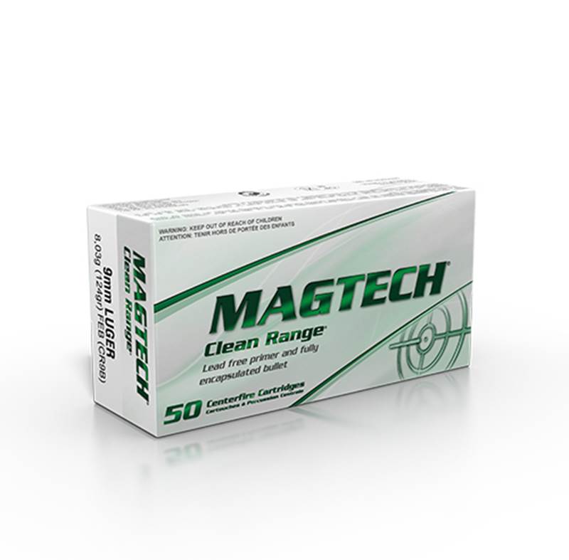 Magtech 9mm Luger 124 grs FEB, CR, ask 50 st