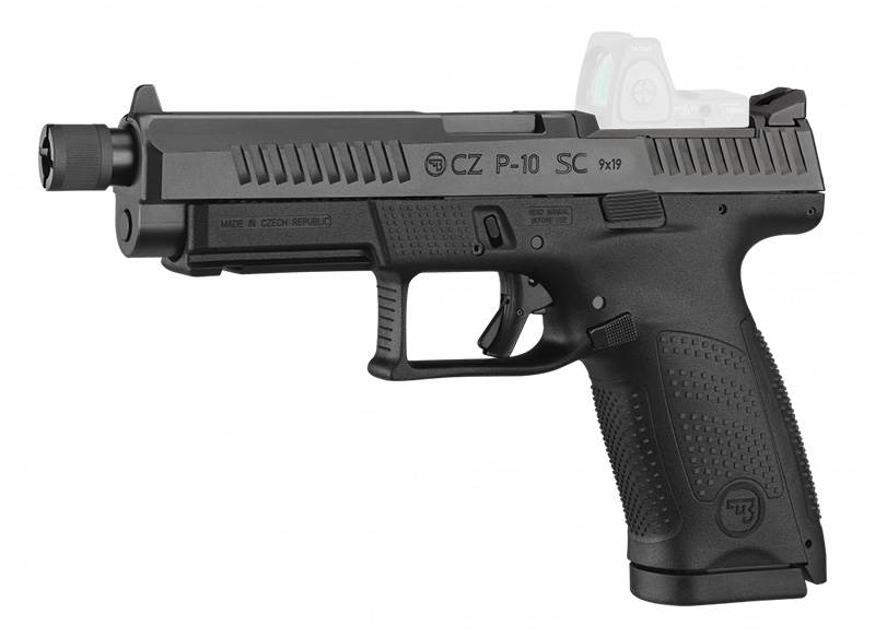 Pistol CZ P-10 SC OR (Optic Ready) SR, 9 mm, gängad pipa