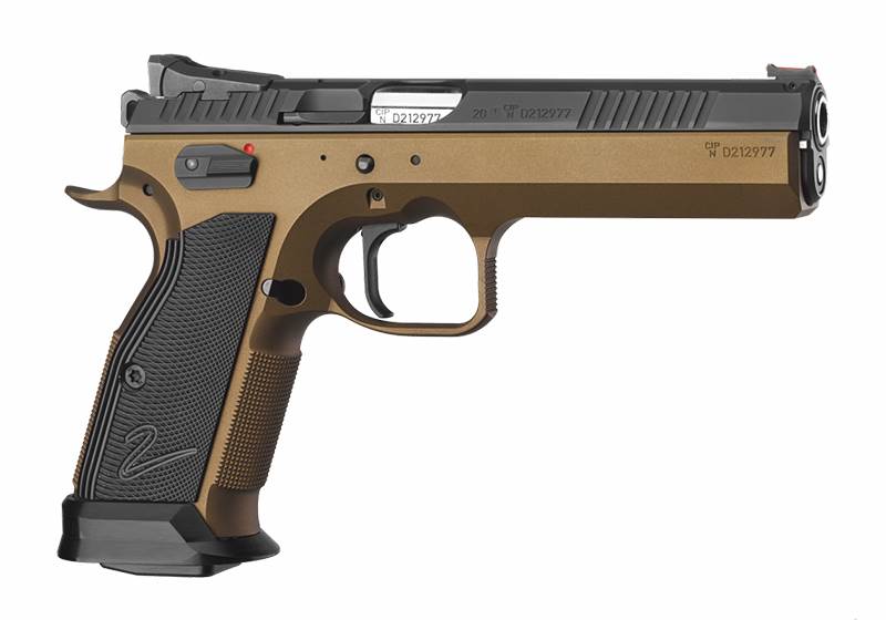 Pistol CZ Tactical Sports 2, 9 mm, Deep Bronze, right