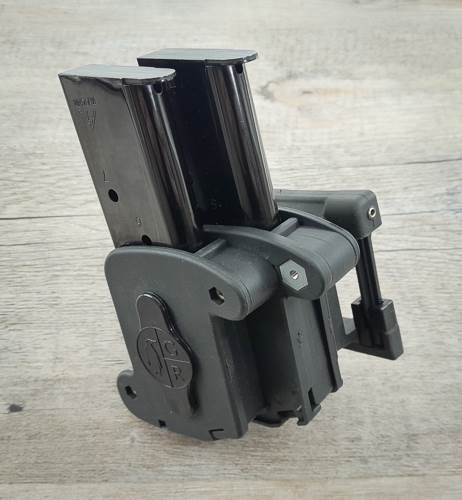 Magasinhållare Guga Ribas Single Stack Mag V3 - 2 enkelradiga magasin