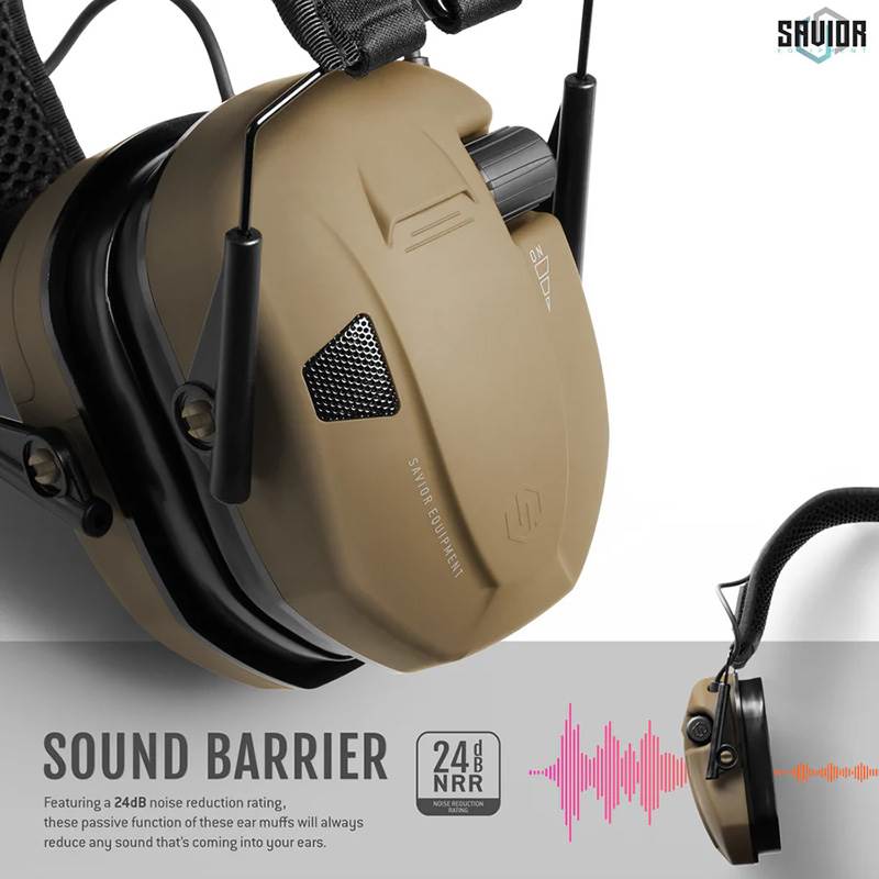 Hörselskydd Savior Equipment APOLLO Electronic Ear Protection