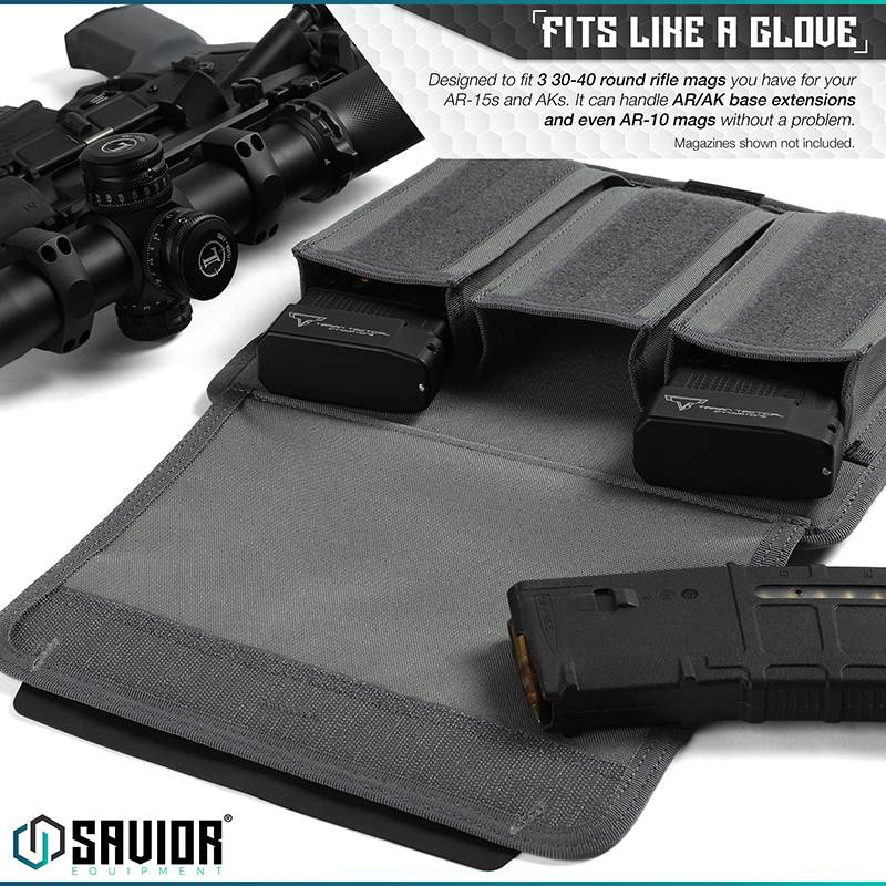 Väska Savior Equipment Mag Buddy Rifle Grå