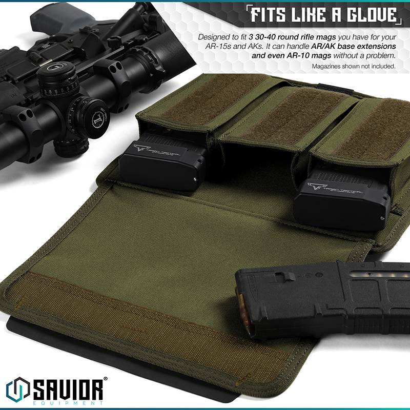 Väska Savior Equipment Mag Buddy Rifle Grön