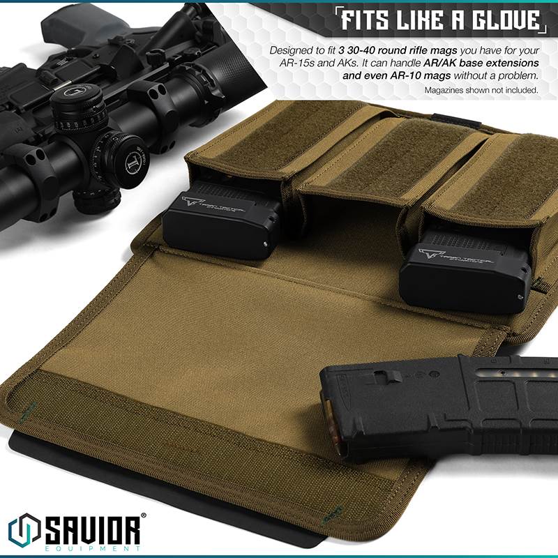 Väska Savior Equipment Mag Buddy Rifle Brun