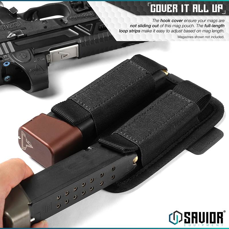 Magasinhållare Savior Equipment Double Mag Holder Svart