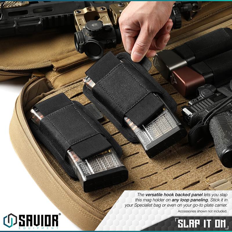 Väska Savior Equipment Rifle Mag Holder Svart