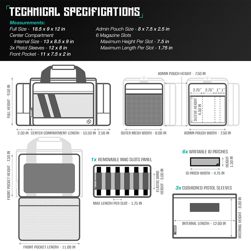 Väska Savior Equipment Specialist Range Bag Grön