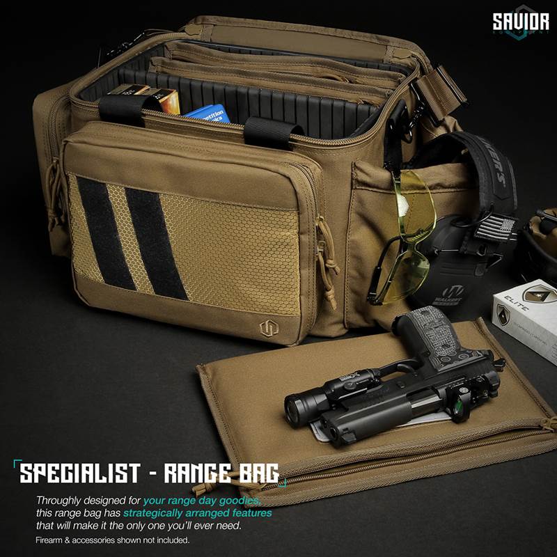 Väska Savior Equipment Specialist Range Bag Brun Sportec