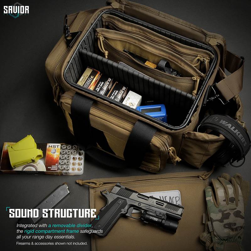 Väska Savior Equipment Specialist Range Bag Brun Sportec