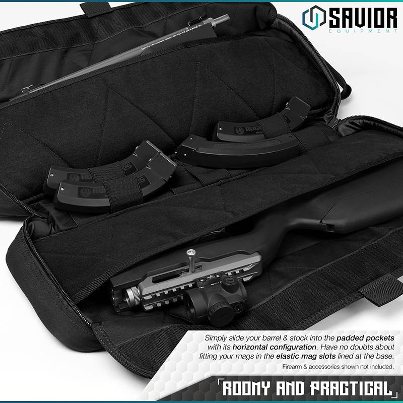Väska Savior Equipment Urban Takedown Rifle Case Svart
