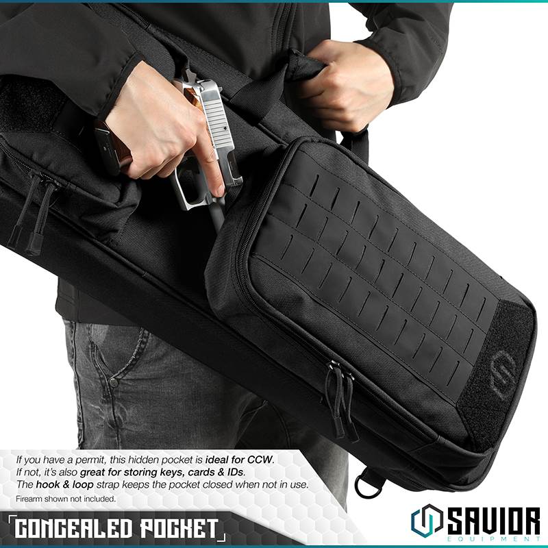 Väska Savior Equipment Urban Takedown Rifle Case Svart