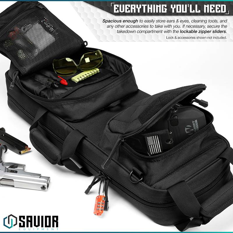 Väska Savior Equipment Urban Takedown Rifle Case Svart