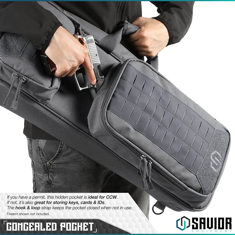 Väska Savior Equipment Urban Takedown Rifle Case Grå