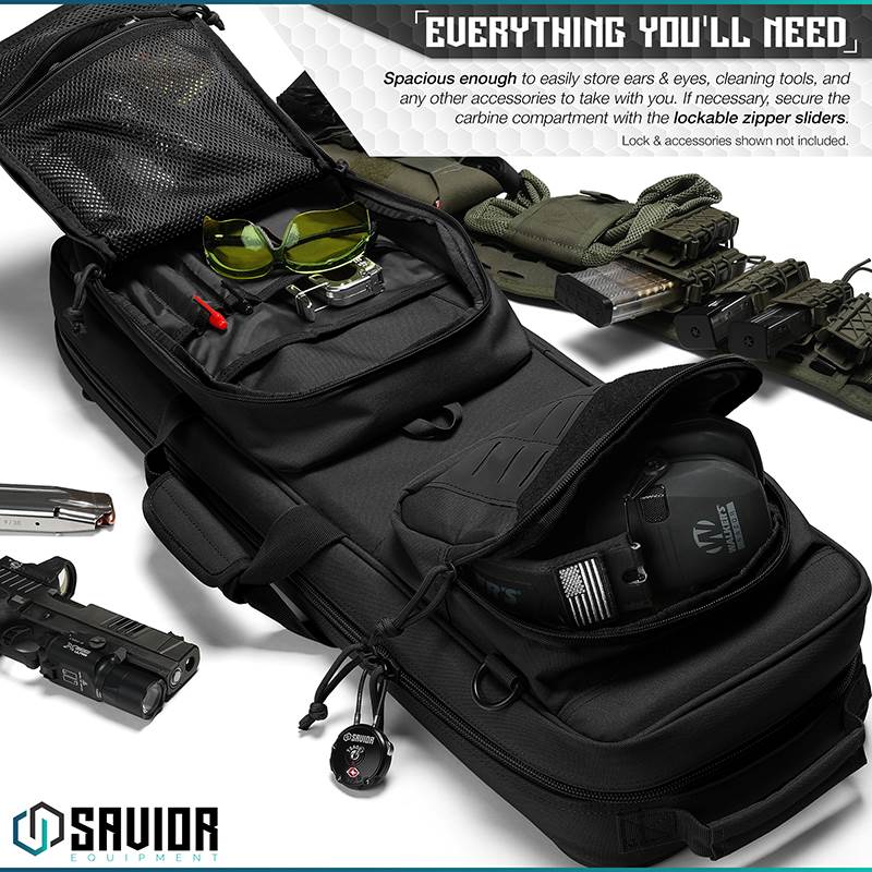 Väska Savior Equipment Urban Carbine Single Rifle Case Svart