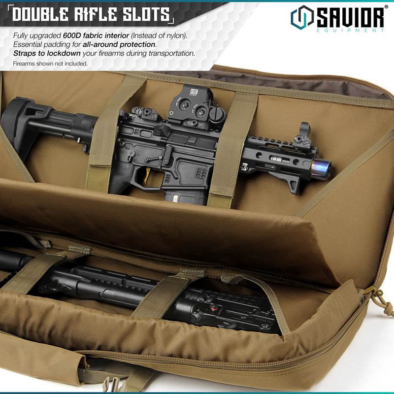 "Väska Savior Equipment American Classic 32"" Double Rifle Case Brun"