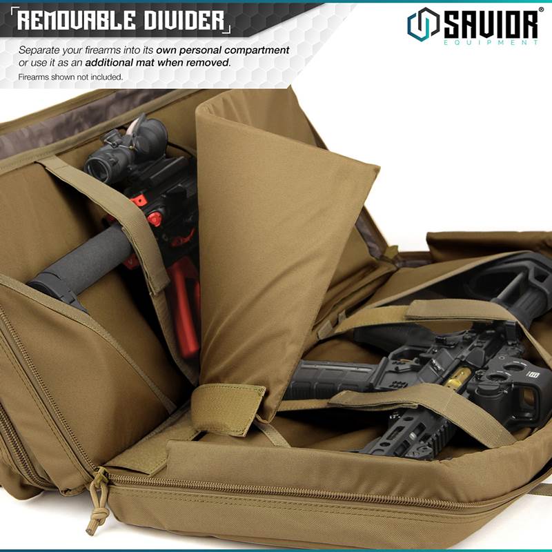 "Väska Savior Equipment American Classic 32"" Double Rifle Case Brun"