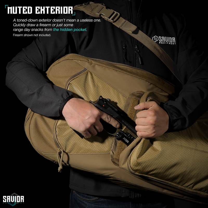 "Väska Savior Equipment Specialist 30"" Covert Single Rifle Case Brun"