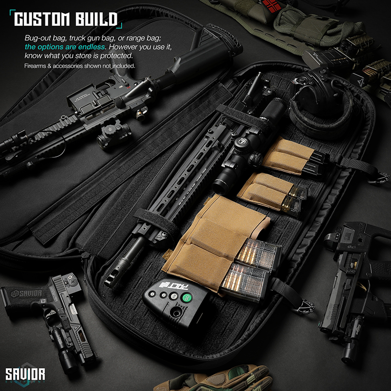 Väska Savior Equipment Specialist 38" Covert Single Rifle Case Svart