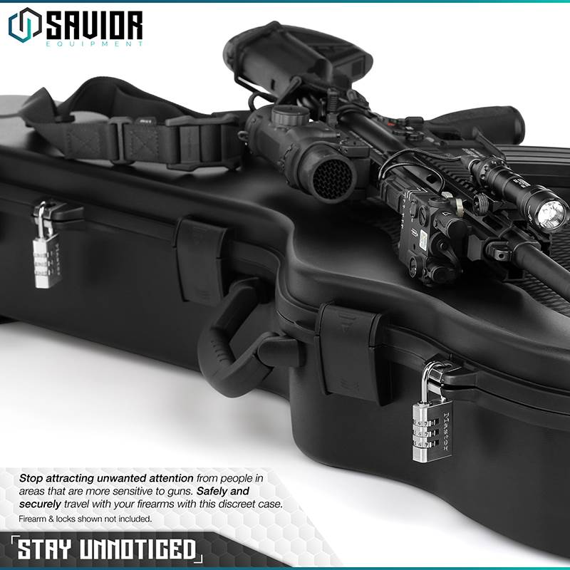 Väska Savior Equipment Ultimate Guitar Hard Case 45" Svart