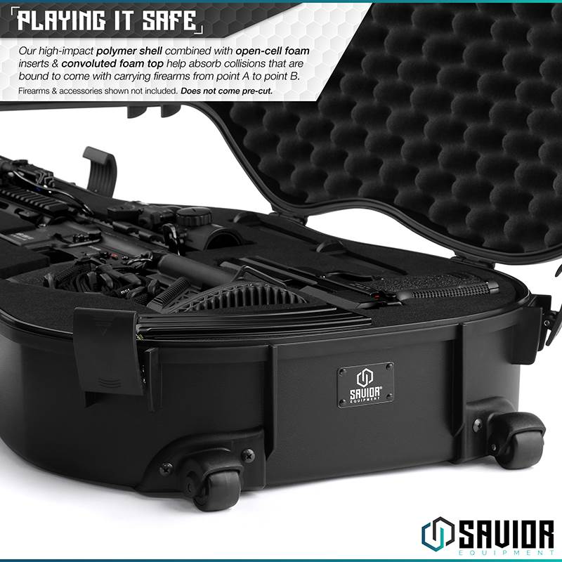 Väska Savior Equipment Ultimate Guitar Hard Case 45" Svart