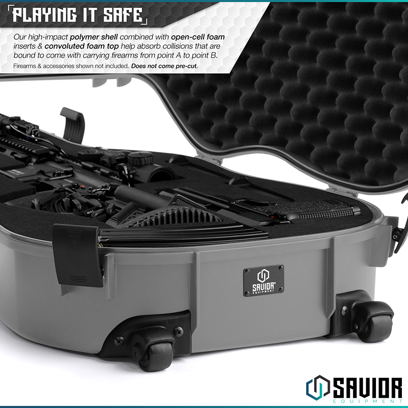 Väska Savior Equipment Ultimate Guitar Hard Case 45" Grå
