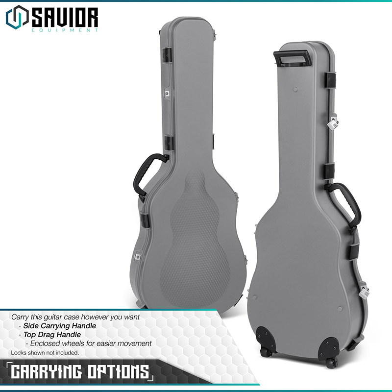 Väska Savior Equipment Ultimate Guitar Hard Case 45" Grå