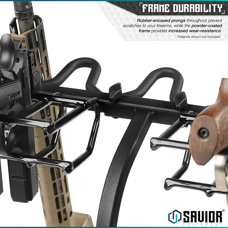 Vapenstöd Savior Equipment Mobile Firearm Rack Svart