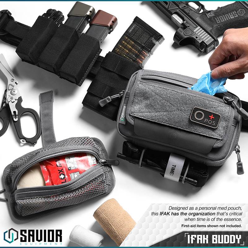 Väska Savior Equipment IFAK Buddy Grå