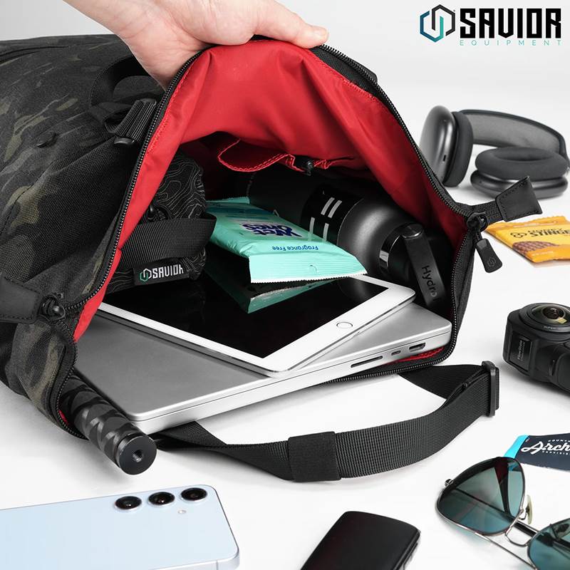 Väska Savior Equipment Dump Tote 2.0 Multicam/Röd