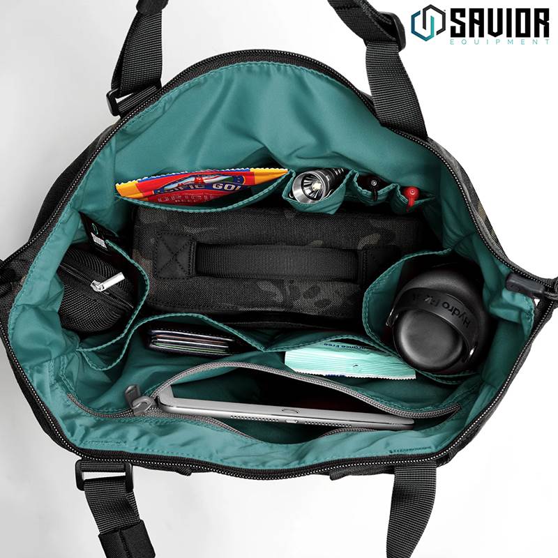 Väska Savior Equipment Dump Tote 2.0 Multicam/Turkos