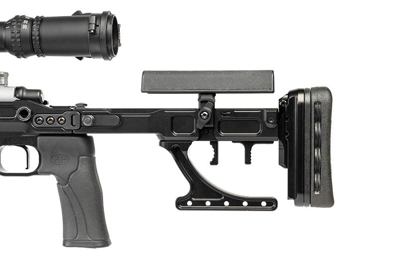 Kolv SPUHR SICS Remington 700 Short Action LCP HBAR Svart 16"