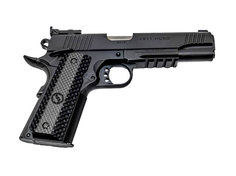 "pistol 1911 schmeisser hugo 5"" svart 9mm left"