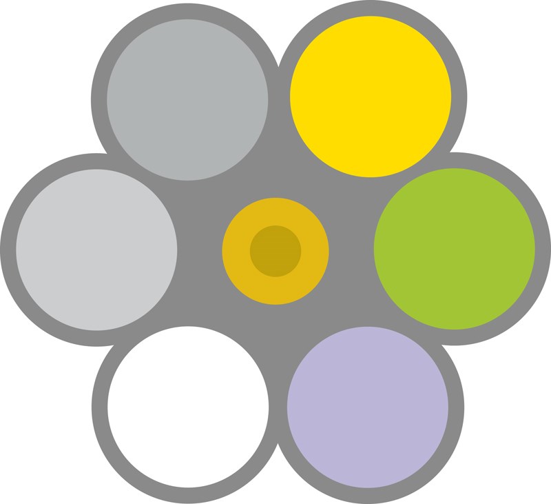 Filterring 5-färg för irisbländare