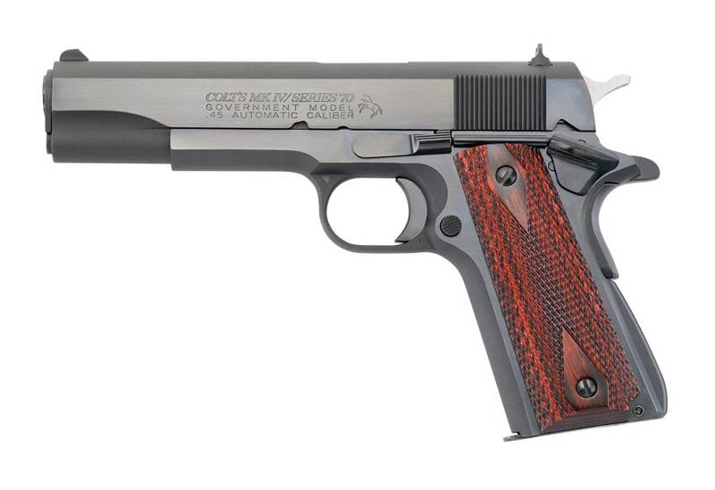 Pistol Colt Government Model series 70, .45 ACP, blånerad