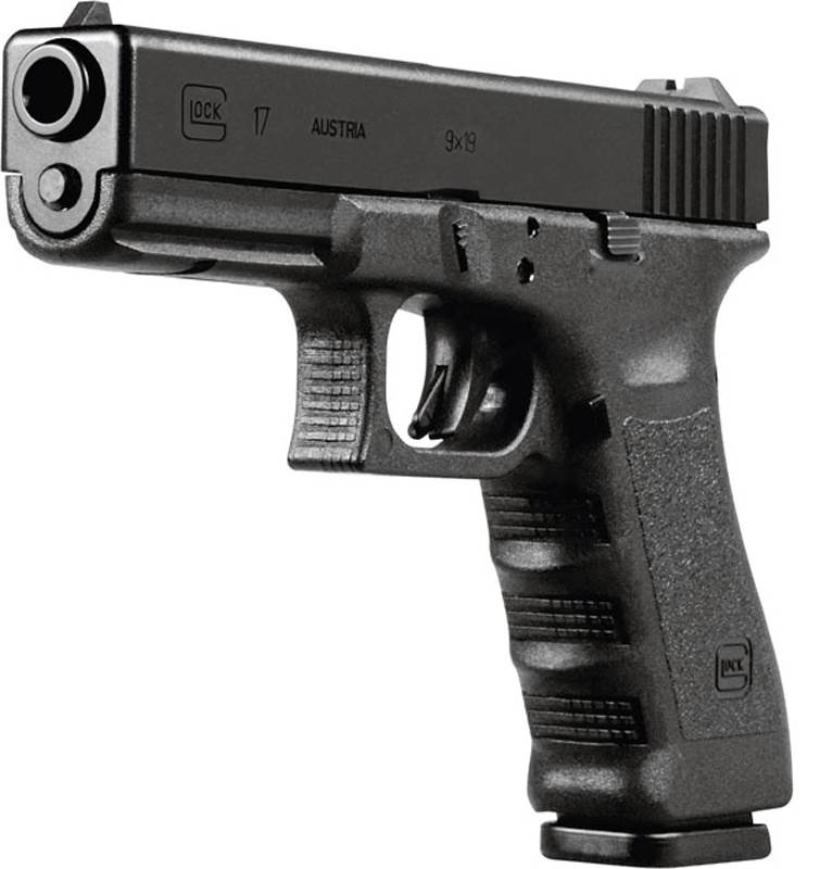 Pistol Glock 17 generation 3. 9 mm.
