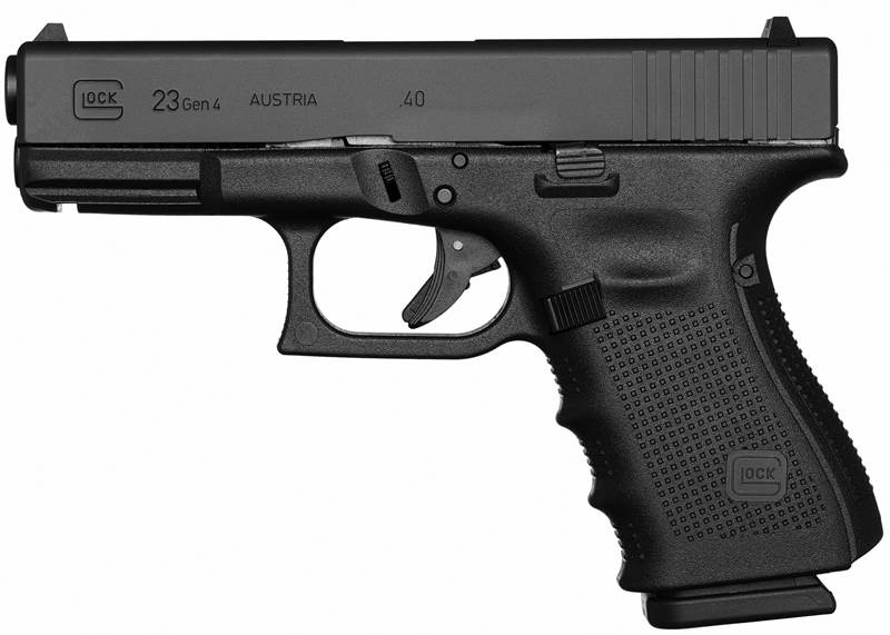 Pistol Glock 23, generation 4. Kaliber .40 S&W.