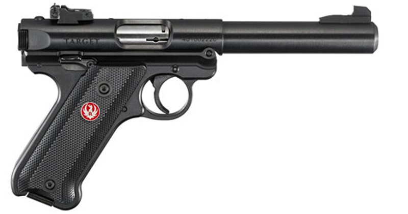 Pistol Ruger MKIV Target,.22 LR blånerad