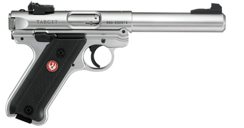 Pistol Ruger MKIV Target, .22 LR, rostfri