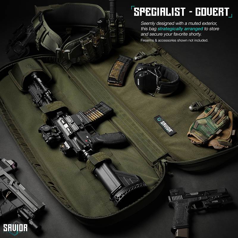 "Väska Savior Equipment Specialist 30"" Covert Single Rifle Case Grön"