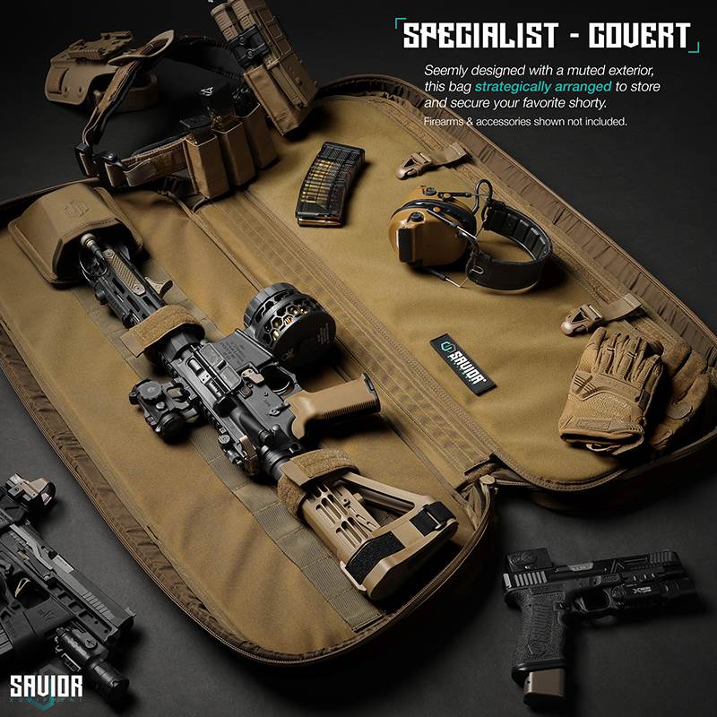 "Väska Savior Equipment Specialist 30"" Covert Single Rifle Case Brun"