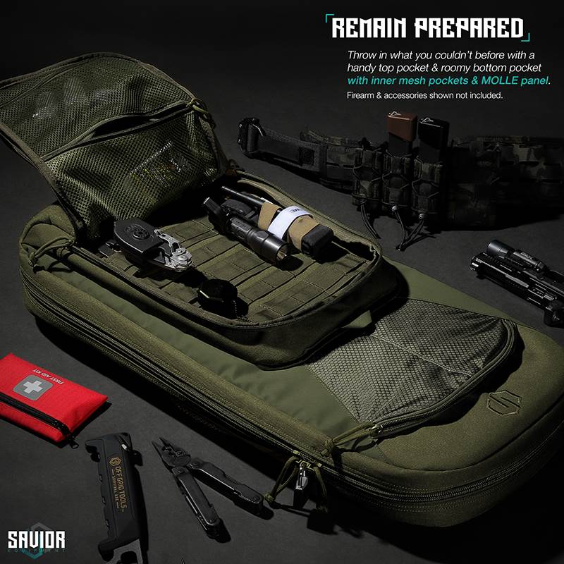 "Väska Savior Equipment Specialist 34"" Covert Single Rifle Case Grön"